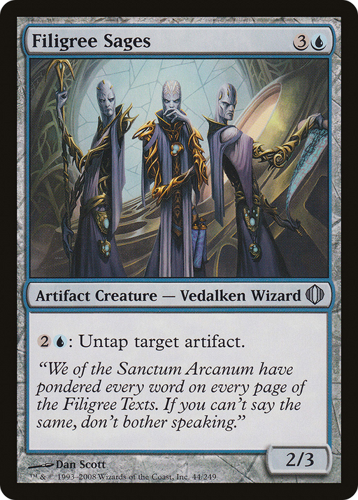 Filigree Sages (ALA-044) [Shards of Alara] Foil MTG Single Wizards of the Coast
