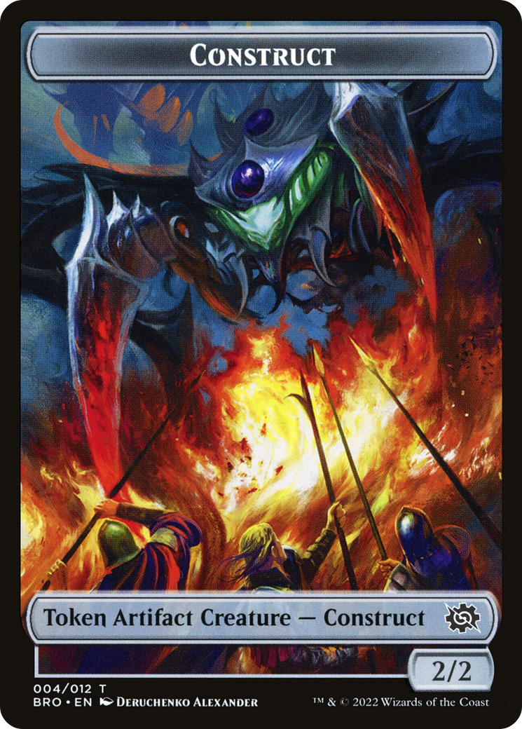 Construct (TBRO-004) [Tokens] The Brothers' War Tokens Foil MTG Single Wizards of the Coast