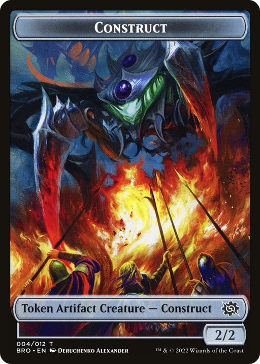 Construct (TBRO-004) [Tokens] The Brothers' War Tokens Foil MTG Single Wizards of the Coast