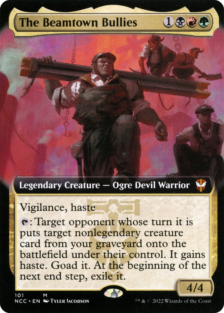 The Beamtown Bullies (NCC-101) [New Capenna Commander] (Extended Art) MTG Single Wizards of the Coast