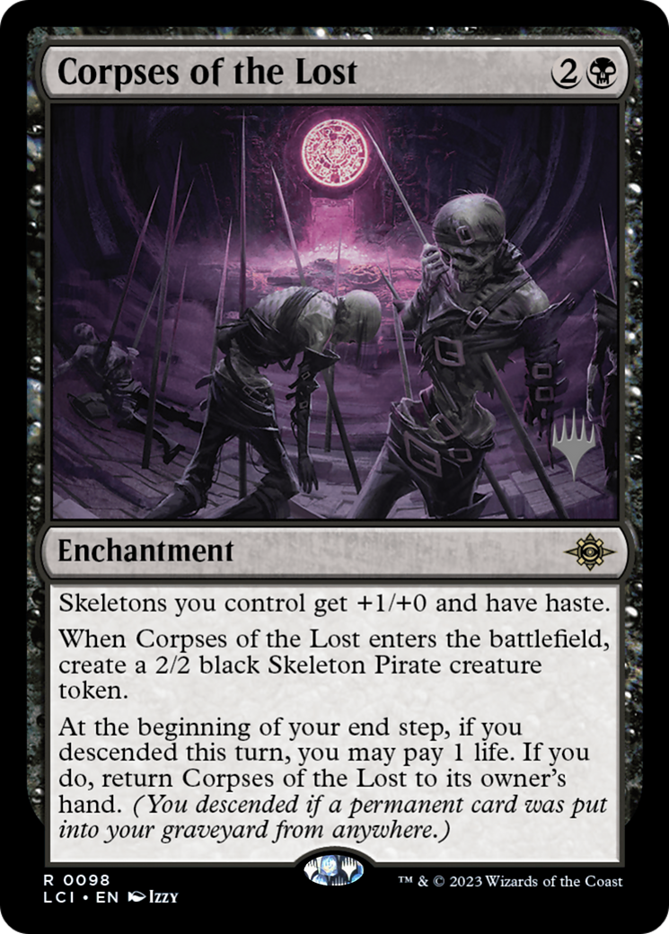 Corpses of the Lost (PPLCI-098) [The Lost Caverns of Ixalan Promos] Foil MTG Single Wizards of the Coast