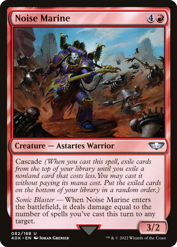 Noise Marine (40K-082) [Warhammer 40,000 Commander] MTG Single Wizards of the Coast