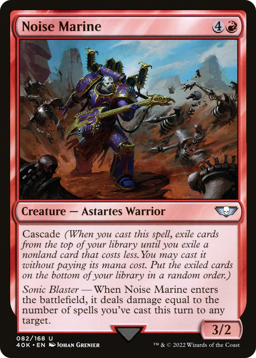 Noise Marine (40K-082) [Warhammer 40,000 Commander] MTG Single Wizards of the Coast