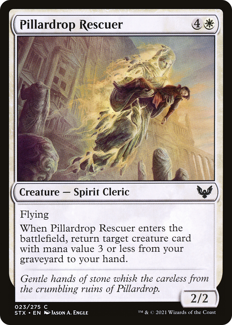Pillardrop Rescuer (STX-023) [Strixhaven: School of Mages] MTG Single Wizards of the Coast