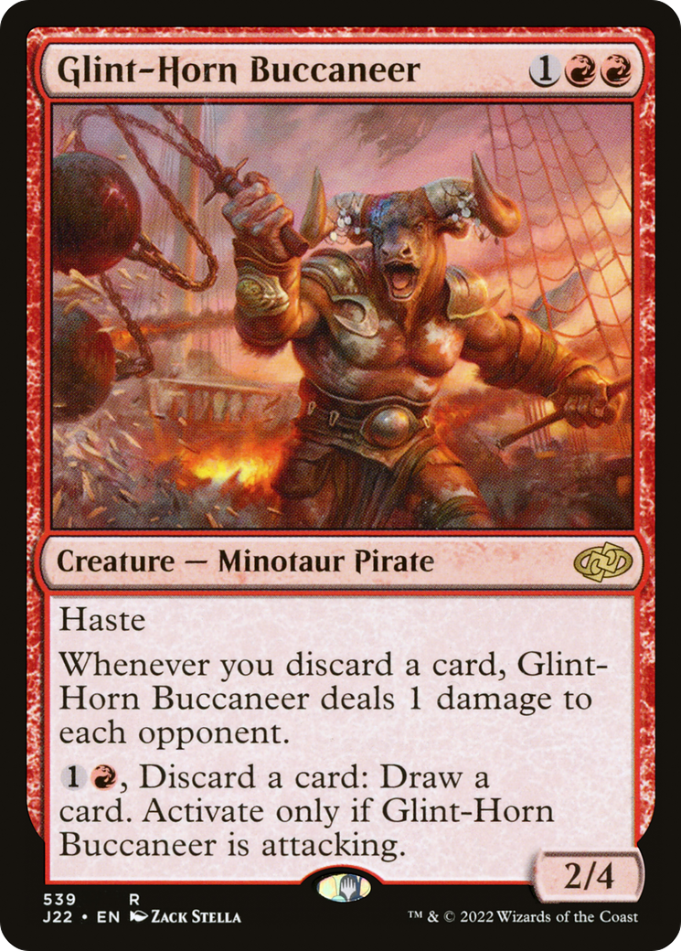 Glint-Horn Buccaneer (J22-539) [Jumpstart 2022] MTG Single Wizards of the Coast
