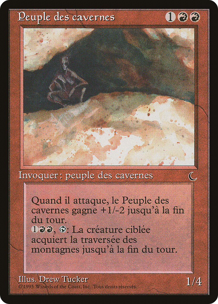 Cave People (French) - "Peuple des cavernes" (REN-) [Renaissance] MTG Single Wizards of the Coast