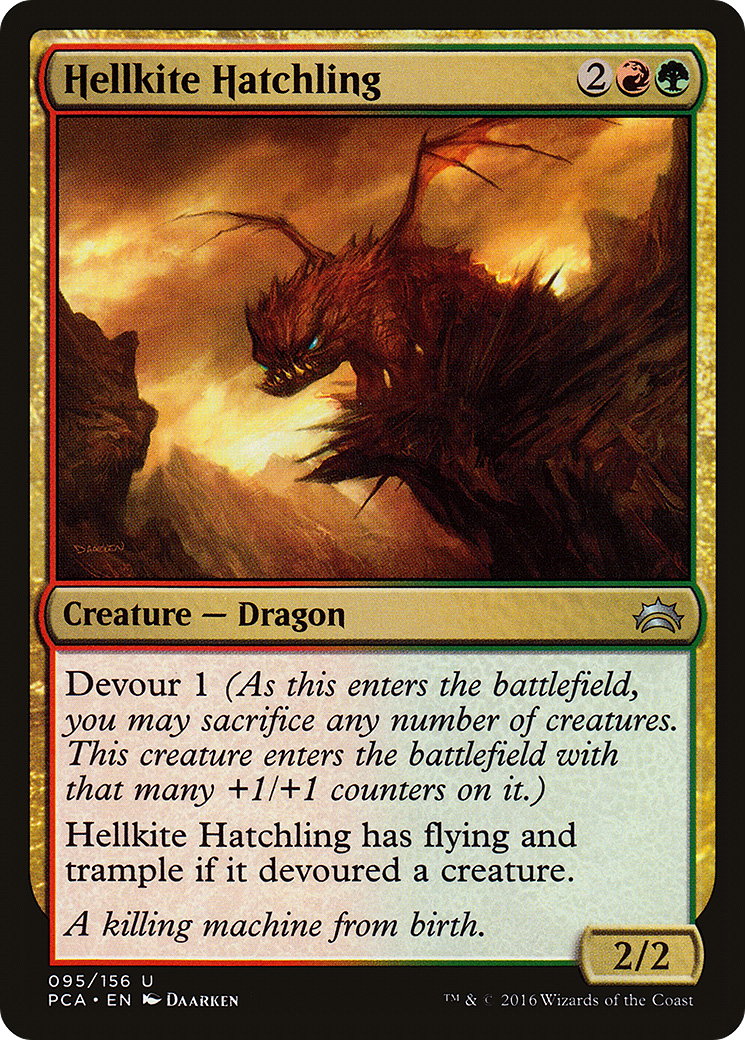 Hellkite Hatchling (PCA-095) [Misc] Planechase Anthology MTG Single Wizards of the Coast
