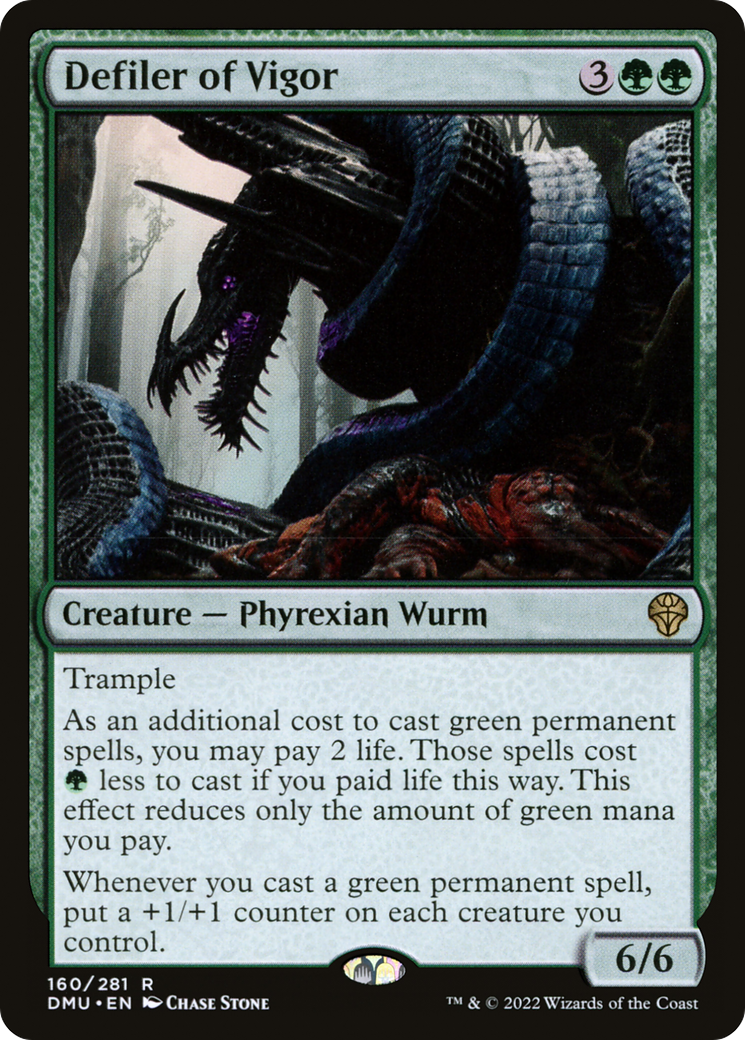 Defiler of Vigor (DMU-160) [Dominaria United] MTG Single Wizards of the Coast