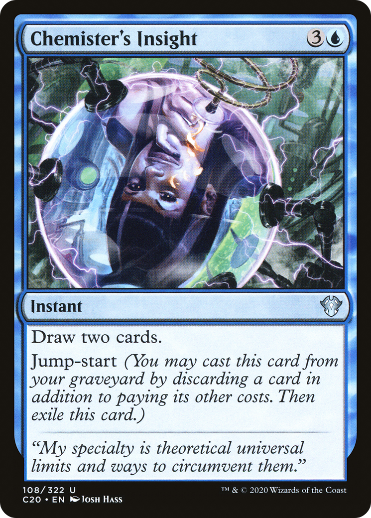 Chemister's Insight (C20-108) [Commander 2020] MTG Single Wizards of the Coast
