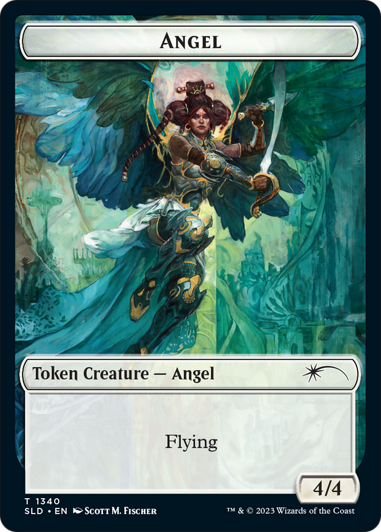 Angel (SLD) // Soldier (GRN) Double-sided Token (SLD-1340 // 2) [Secret Lair] Drop MTG Single Wizards of the Coast
