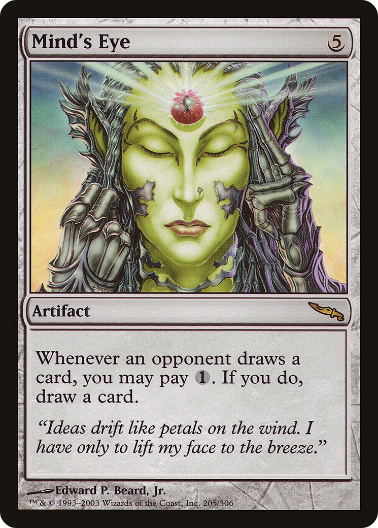 Mind's Eye (MRD-205) [Mirrodin] Foil MTG Single Wizards of the Coast