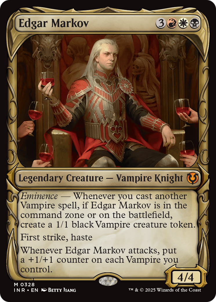 Edgar Markov (INR-328) [Innistrad Remastered] (Showcase) Foil MTG Single Wizards of the Coast
