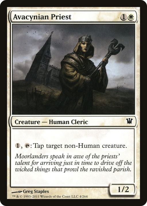 Avacynian Priest (ISD-004) [Innistrad] MTG Single Wizards of the Coast