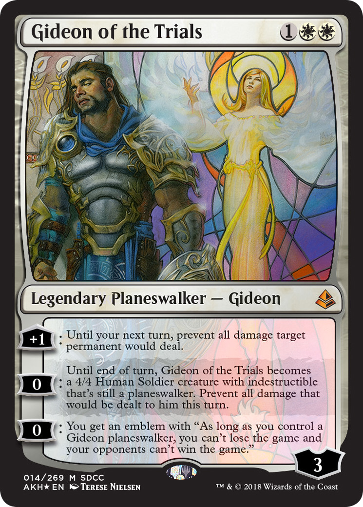 Gideon of the Trials (SDCC 2018 Exclusive) (MEDIA-014) [Misc] San Diego Comic-Con 2018 Foil MTG Single Wizards of the Coast