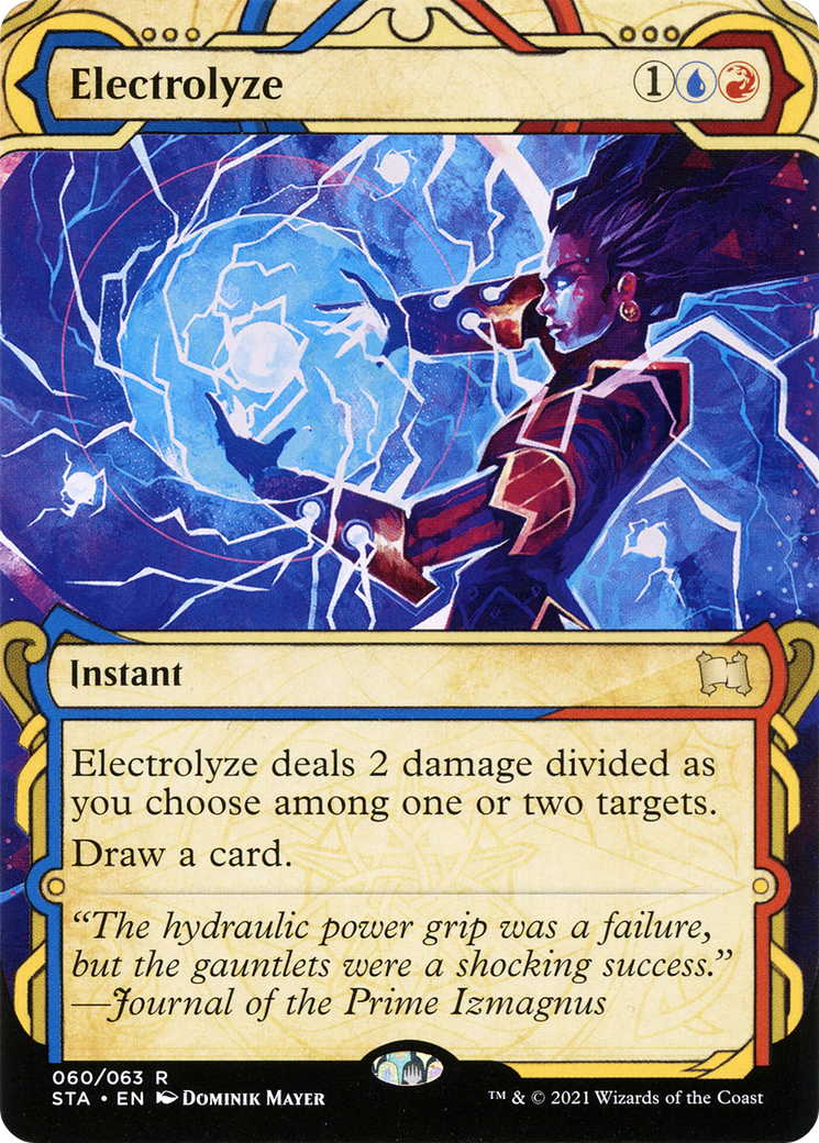 Electrolyze (STA-060) [Strixhaven Mystical Archive] (Showcase) (Borderless) MTG Single Wizards of the Coast