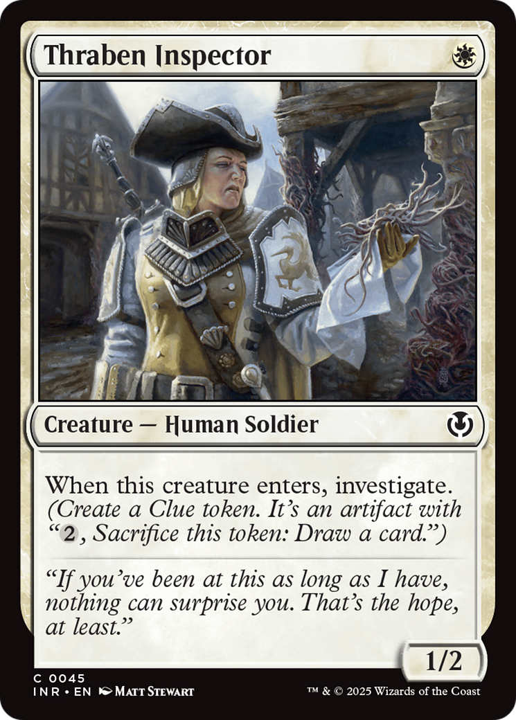 Thraben Inspector (INR-045) [Innistrad Remastered] Foil MTG Single Wizards of the Coast