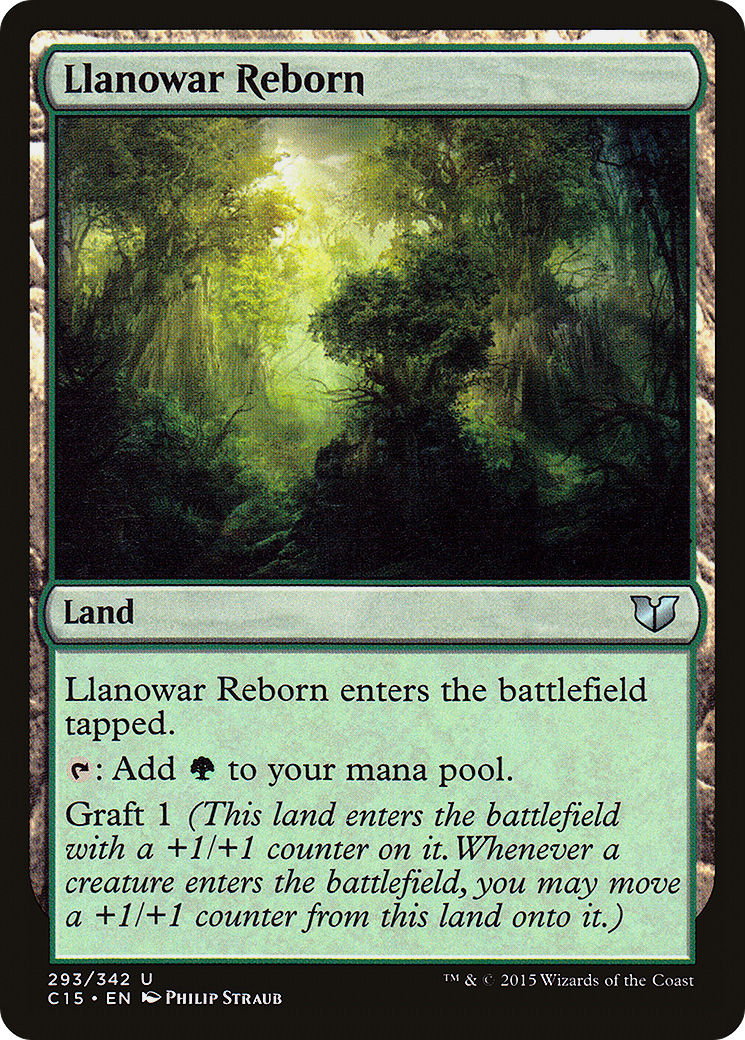 Llanowar Reborn (C15-293) [Commander 2015] MTG Single Wizards of the Coast