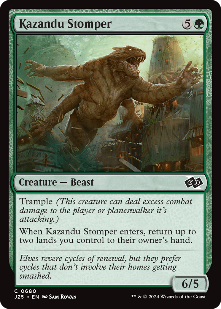 Kazandu Stomper (J25-680) [Foundations Jumpstart] MTG Single Wizards of the Coast