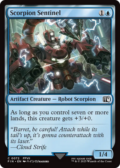Scorpion Sentinel (FIN-072) [FINAL FANTASY] MTG Single Wizards of the Coast