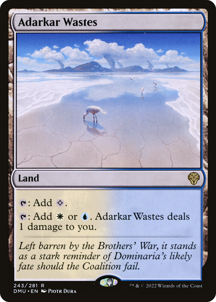 Adarkar Wastes (DMU-243) [Dominaria United] MTG Single Wizards of the Coast
