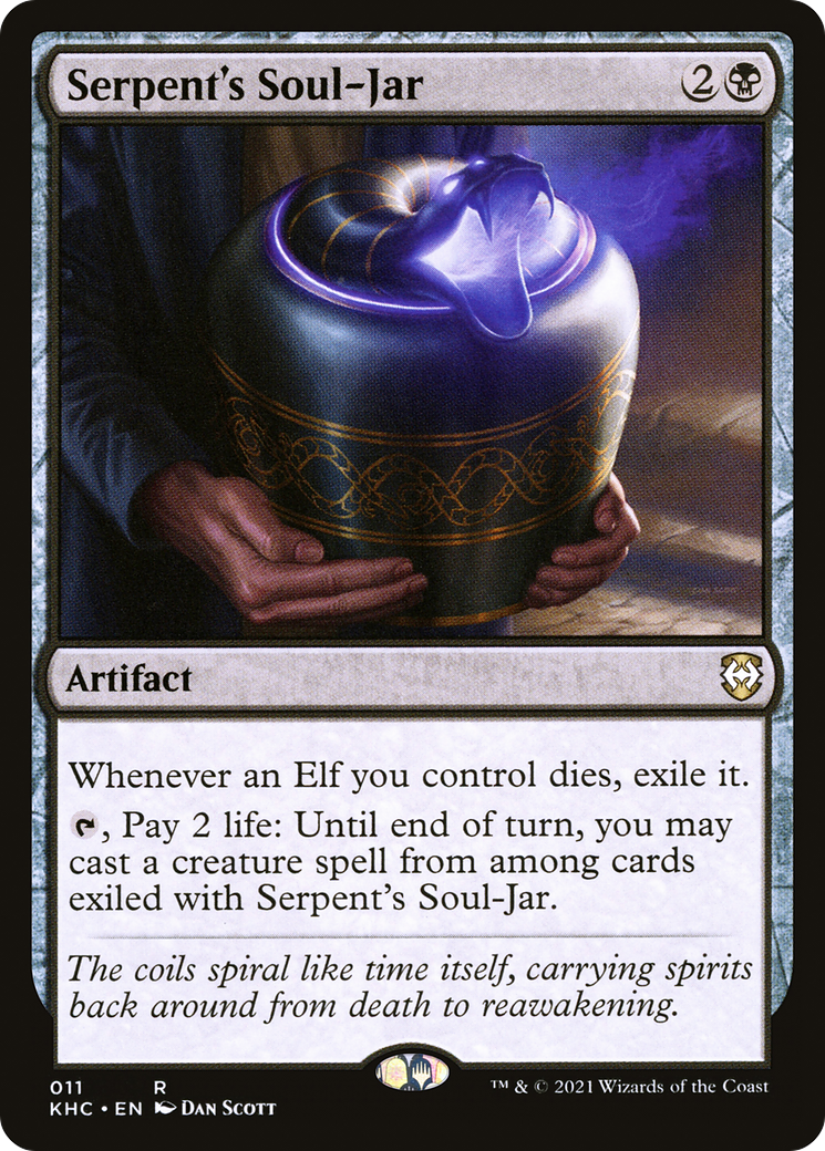 Serpent's Soul-Jar (KHC-011) [Kaldheim Commander] MTG Single Wizards of the Coast