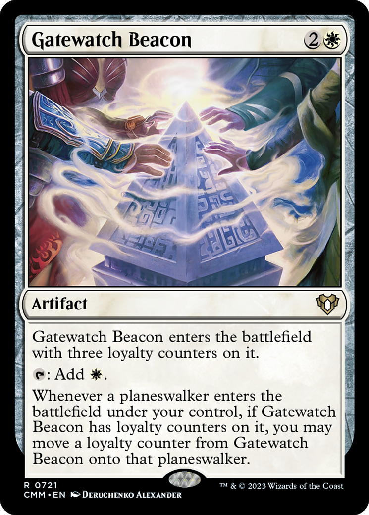 Gatewatch Beacon (CMM-721) [Commander Masters] MTG Single Wizards of the Coast