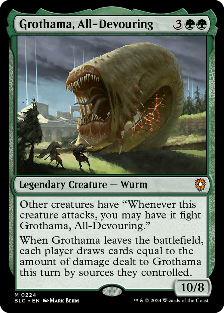 Grothama, All-Devouring (BLC-224) [Bloomburrow Commander] MTG Single Wizards of the Coast