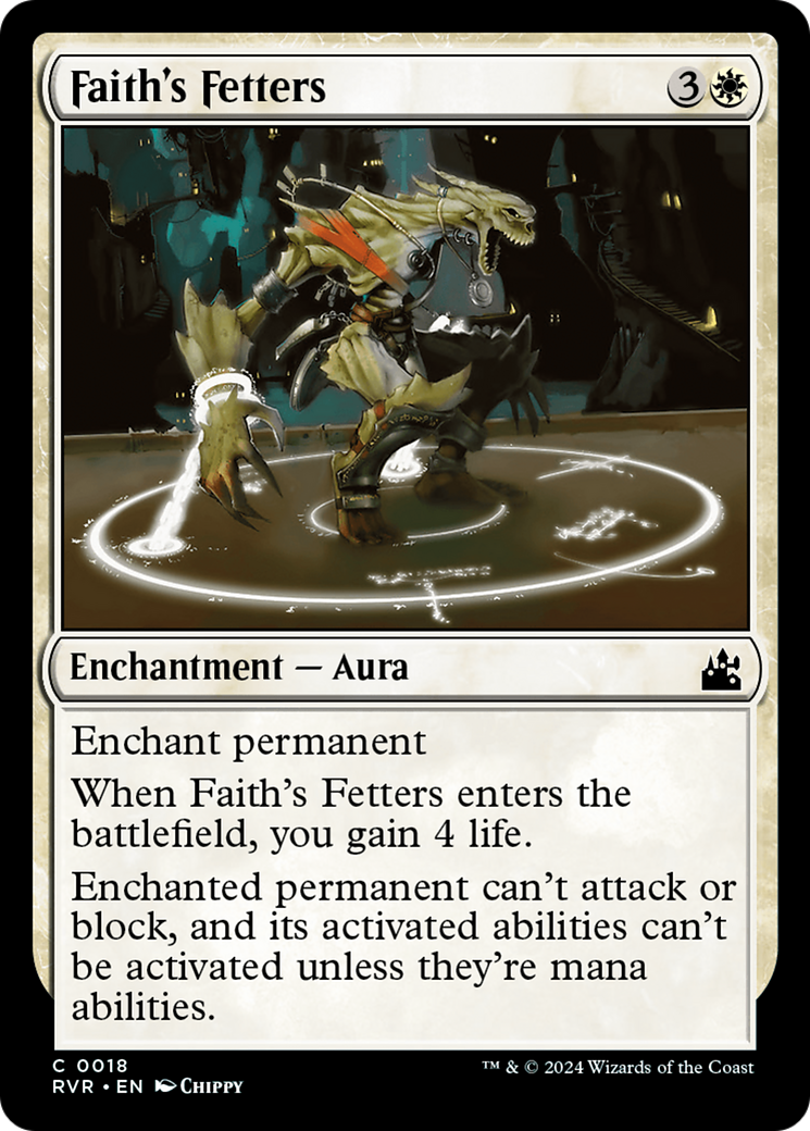Faith's Fetters (RVR-018) [Ravnica Remastered] MTG Single Wizards of the Coast