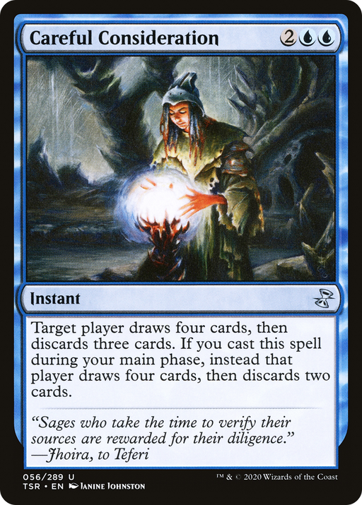 Careful Consideration (TSR-056) [Time Spiral Remastered] MTG Single Wizards of the Coast