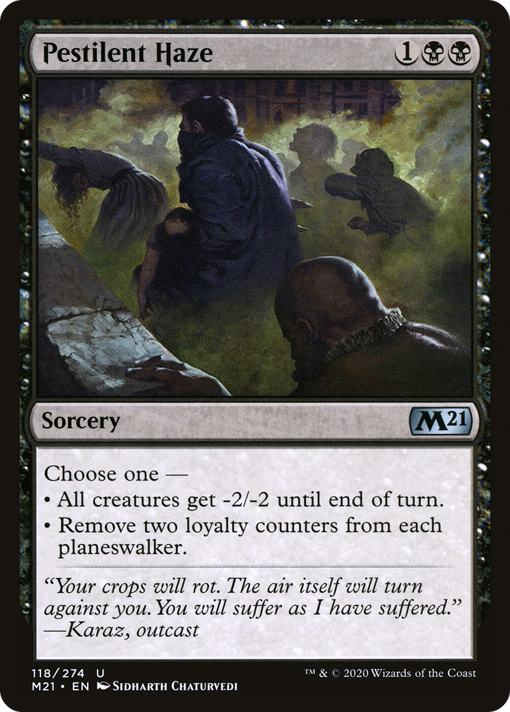 Pestilent Haze (M21-118) [Core Set 2021] MTG Single Wizards of the Coast
