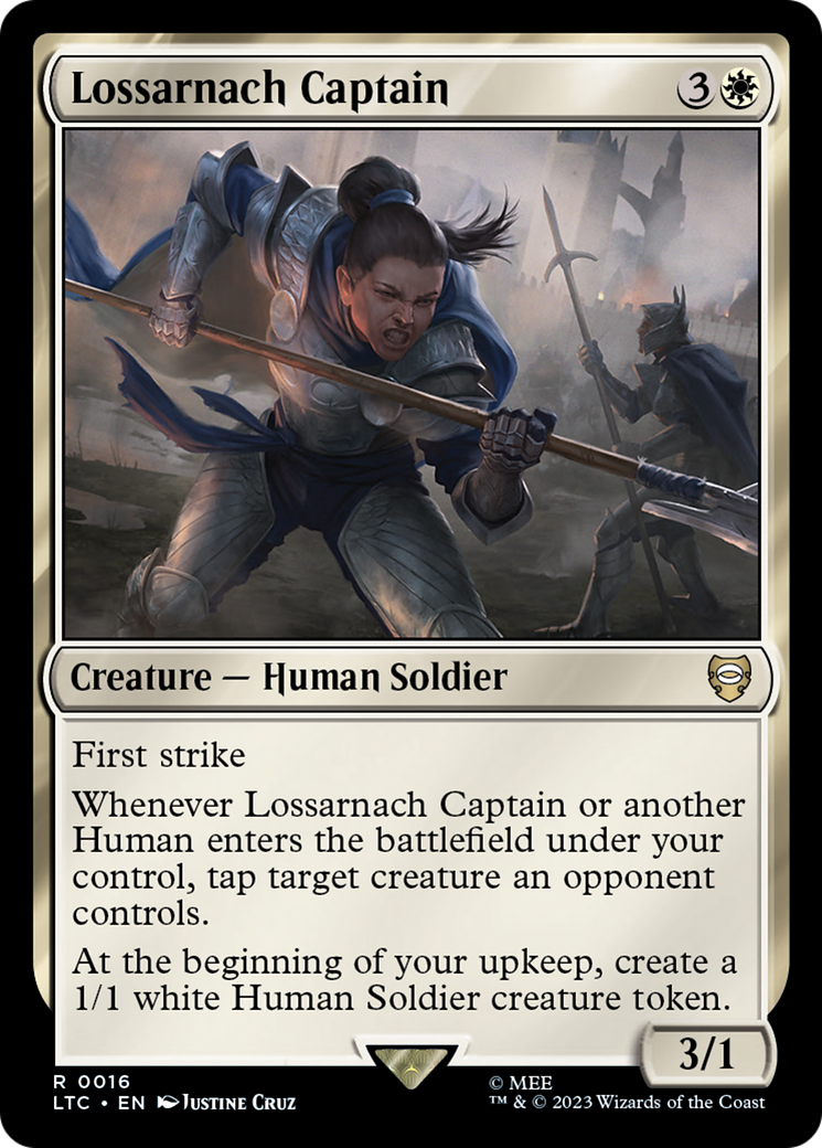 Lossarnach Captain (LTC-016) [Tales of Middle-earth Commander] MTG Single Wizards of the Coast