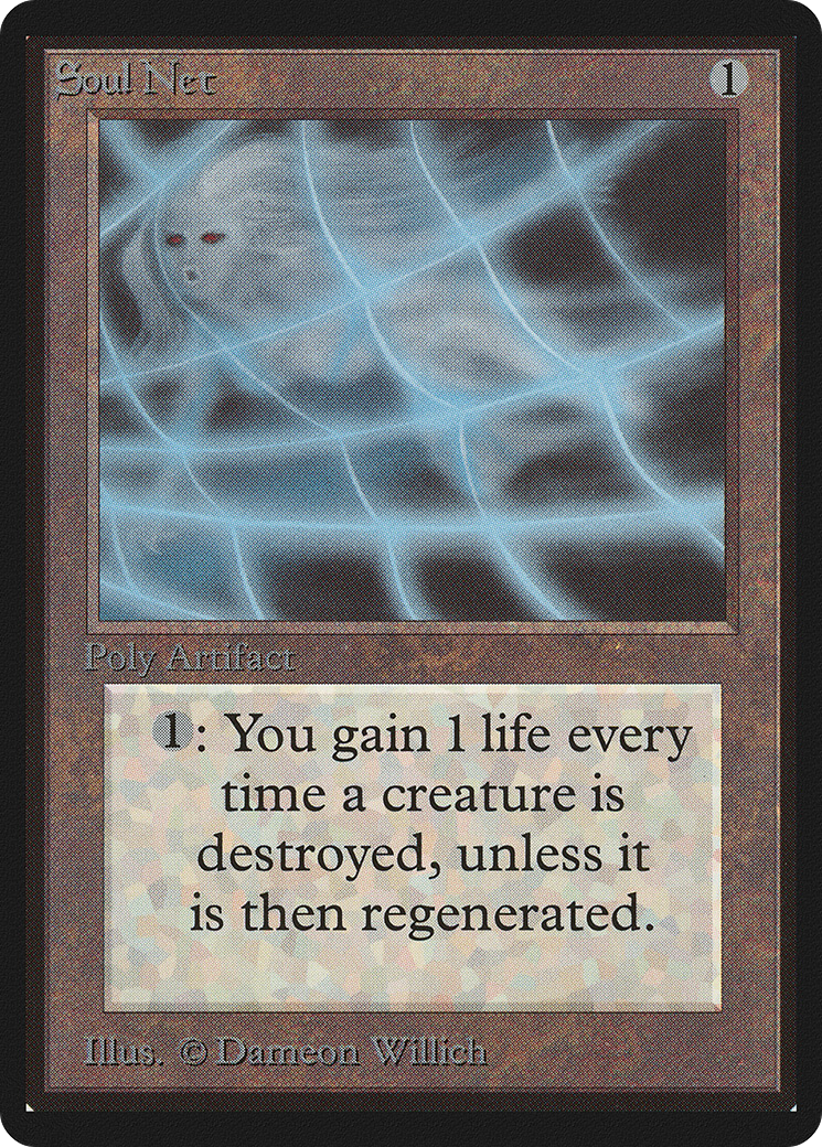 Soul Net (LEB-271) [Oldschool] Limited Edition Beta MTG Single Wizards of the Coast