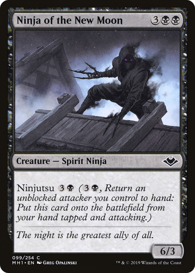 Ninja of the New Moon (MH1-099) [Modern Horizons] MTG Single Modern Horizons