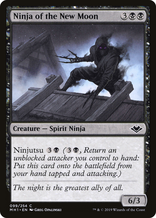 Ninja of the New Moon (MH1-099) [Modern Horizons] MTG Single Modern Horizons