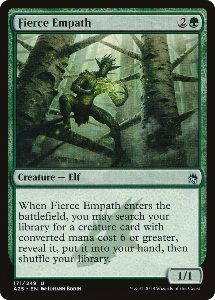 Fierce Empath (A25-171) [Masters 25] Foil MTG Single Wizards of the Coast