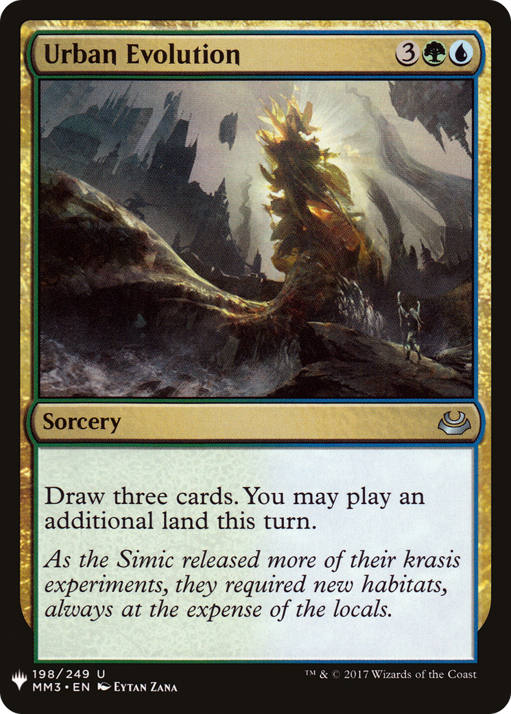 Urban Evolution (LIST-MM3-198) [Mystery Booster] The List MTG Single Wizards of the Coast