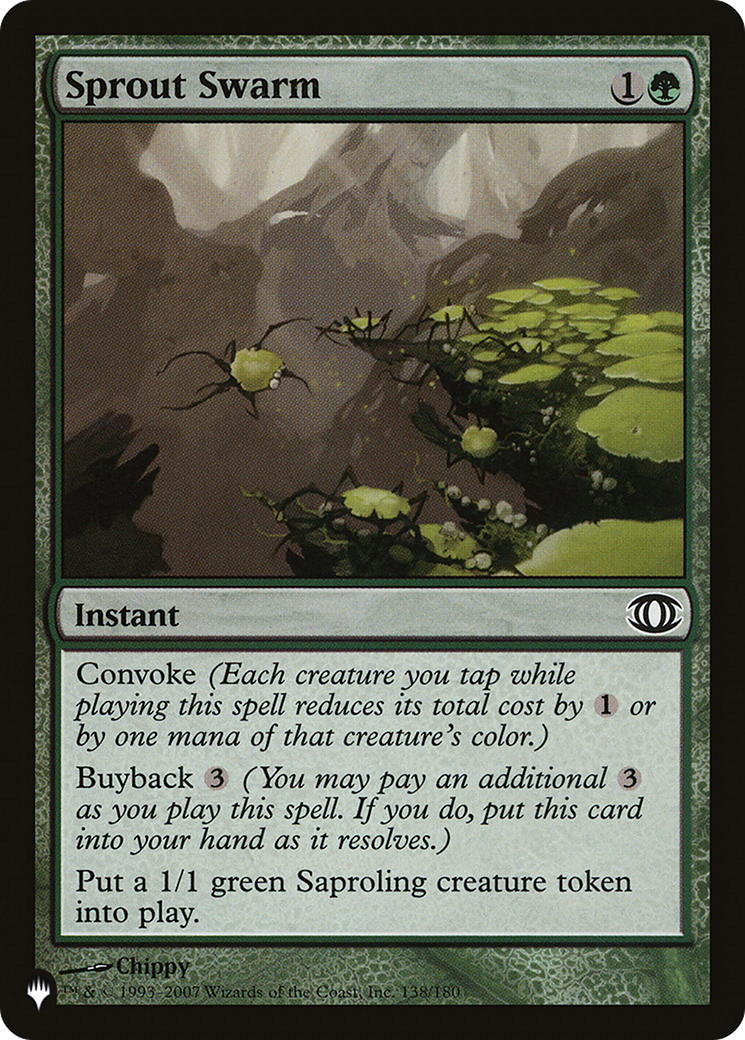 Sprout Swarm (LIST-138/180) [Mystery Booster] The List MTG Single Wizards of the Coast