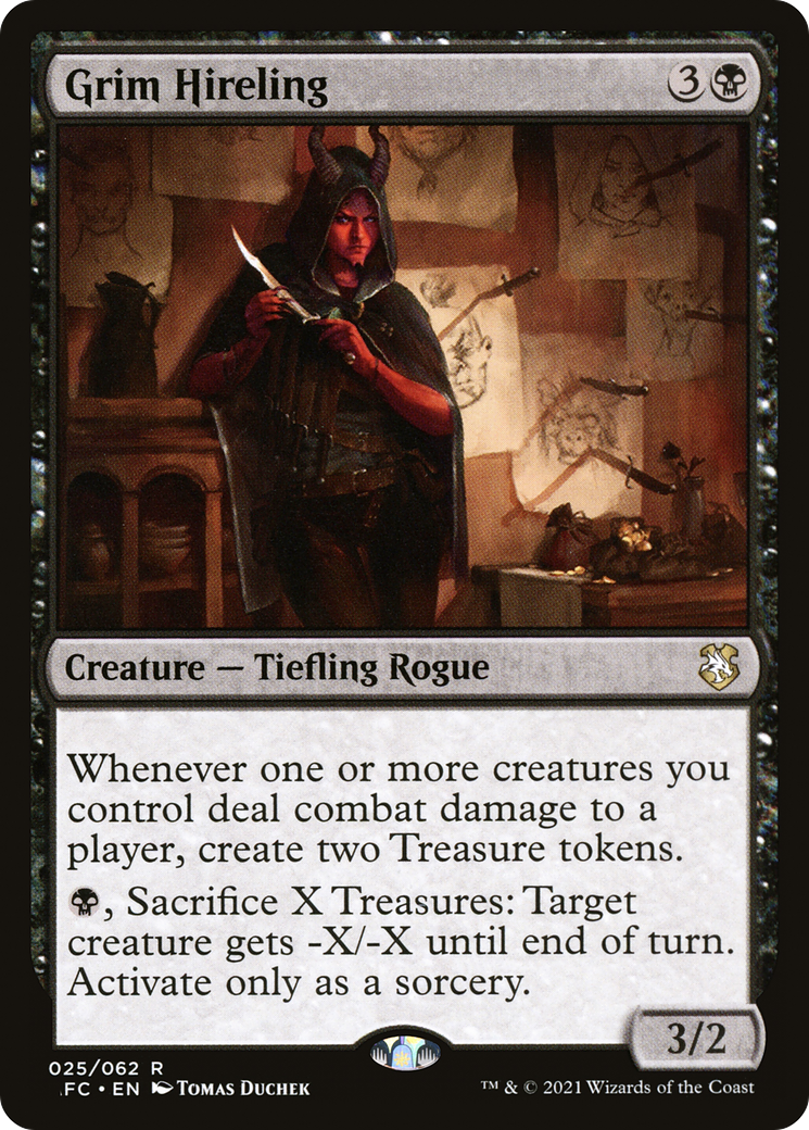 Grim Hireling (AFC-025) [Forgotten Realms Commander] MTG Single Wizards of the Coast