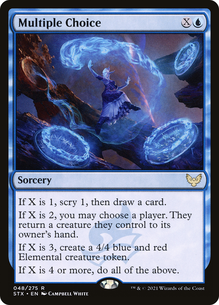 Multiple Choice (STX-048) [Strixhaven: School of Mages] MTG Single Wizards of the Coast