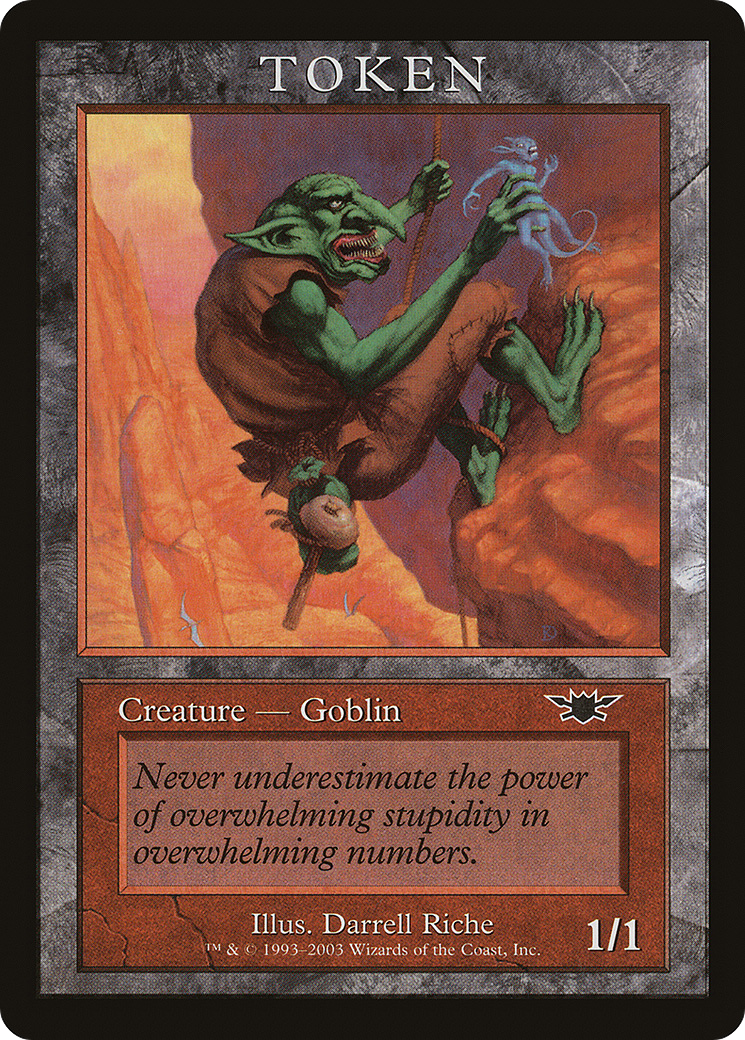 Goblin Token [Magic Player Rewards 2003] MTG Single Magic: The Gathering