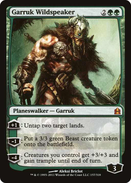 Garruk Wildspeaker (CMD-157) [Commander 2011] MTG Single Wizards of the Coast