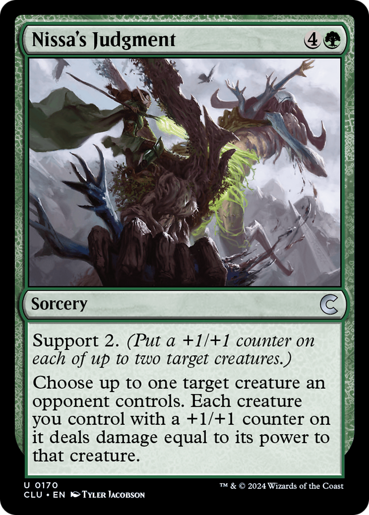 Nissa's Judgment (CLU-170) [Ravnica: Clue Edition] MTG Single Wizards of the Coast