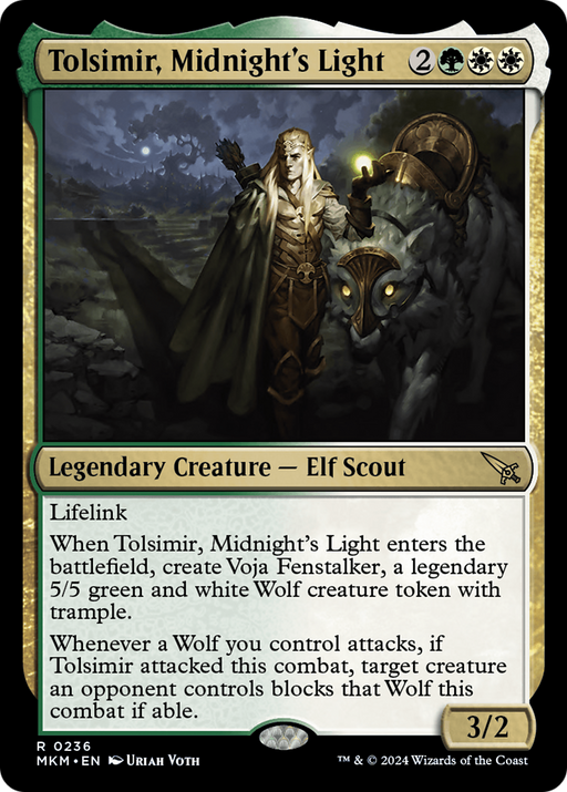 Tolsimir, Midnight's Light (MKM-236) [Murders at Karlov Manor] MTG Single Murders at Karlov Manor