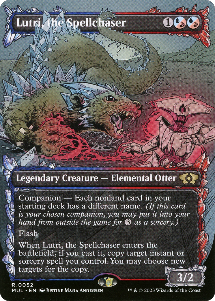 Lutri, the Spellchaser (MUL-052) [Multiverse Legends] (Showcase) (Borderless) MTG Single Wizards of the Coast