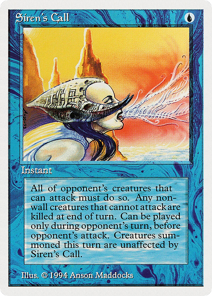 Siren's Call (SUM-080) [Misc] Summer Magic / Edgar MTG Single Wizards of the Coast