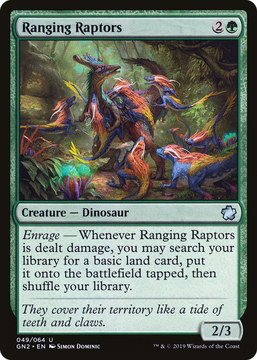 Ranging Raptors (GN2-049) [Misc] Game Night 2019 MTG Single Wizards of the Coast