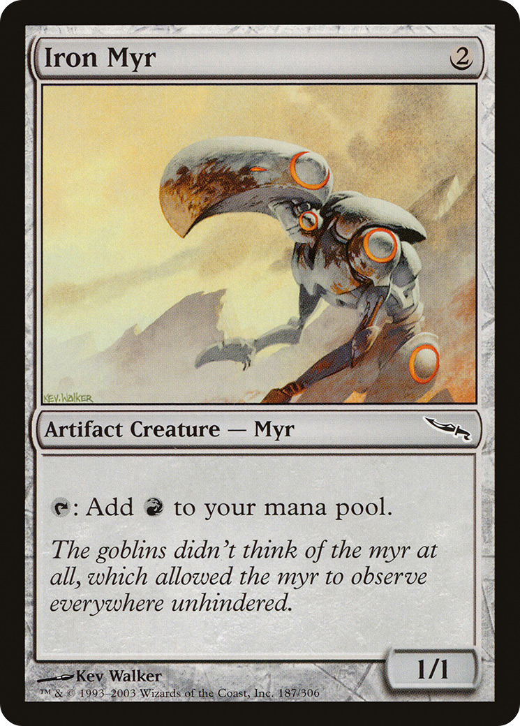 Iron Myr (MRD-187) [Mirrodin] Foil MTG Single Wizards of the Coast