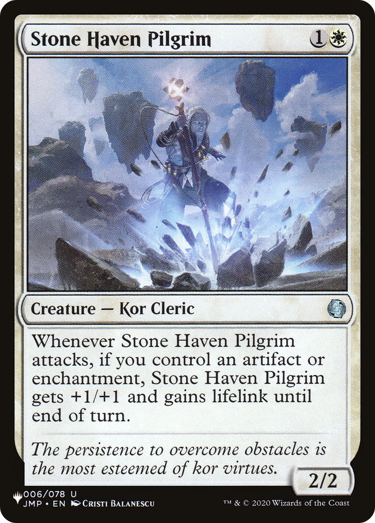 Stone Haven Pilgrim (LIST-JMP-6) [Mystery Booster] The List MTG Single Wizards of the Coast