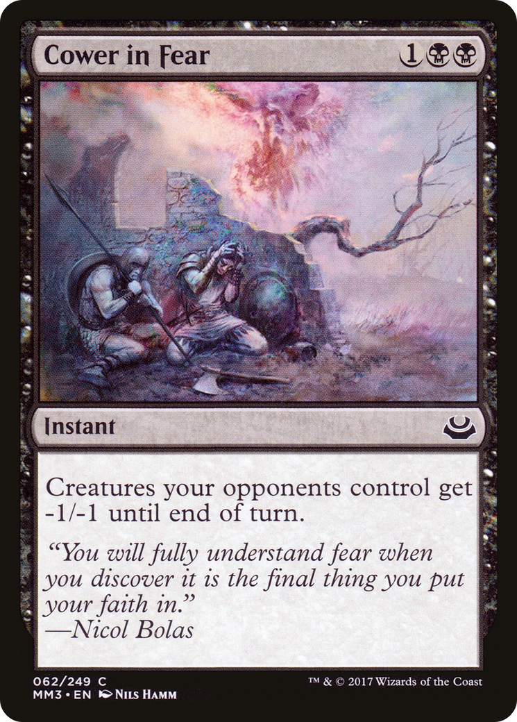 Cower in Fear [Modern Masters 2017] MTG Single Magic: The Gathering