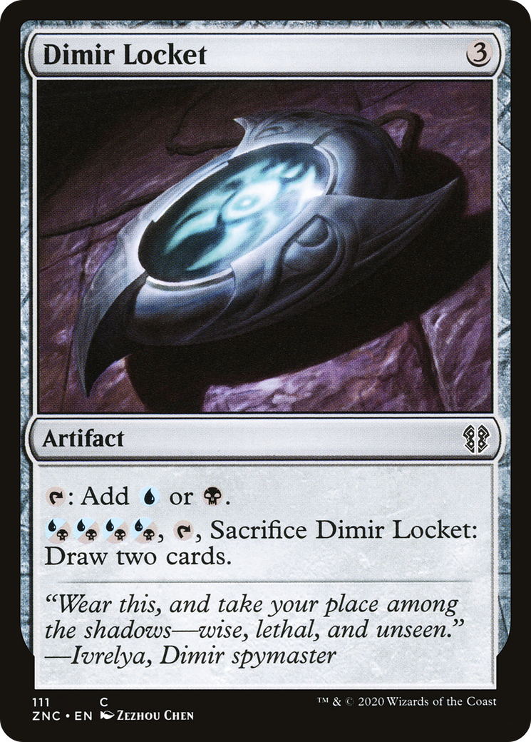 Dimir Locket (ZNC-111) [Zendikar Rising Commander] MTG Single Wizards of the Coast